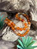 Brin de perles-Cornaline naturelle 8mm