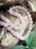 Quartz rose mat 8mm