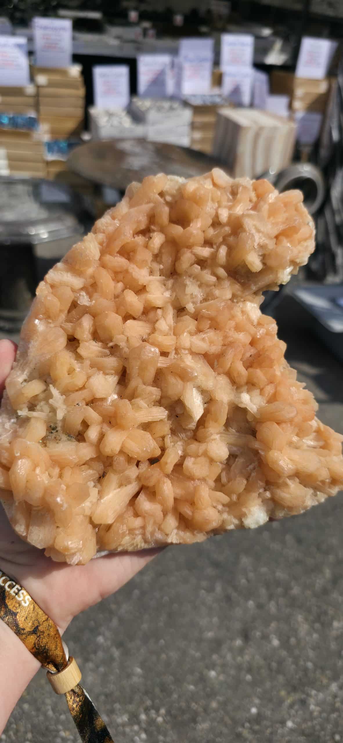 Plaque de Stilbite brut