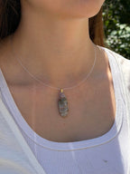 Pendentif Améthyste Dentelle – Calcédoine, Améthyste & Agate Naturelles
