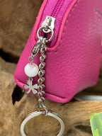 Porte monnaie bourse Flora&amp;Co rose fuchsia