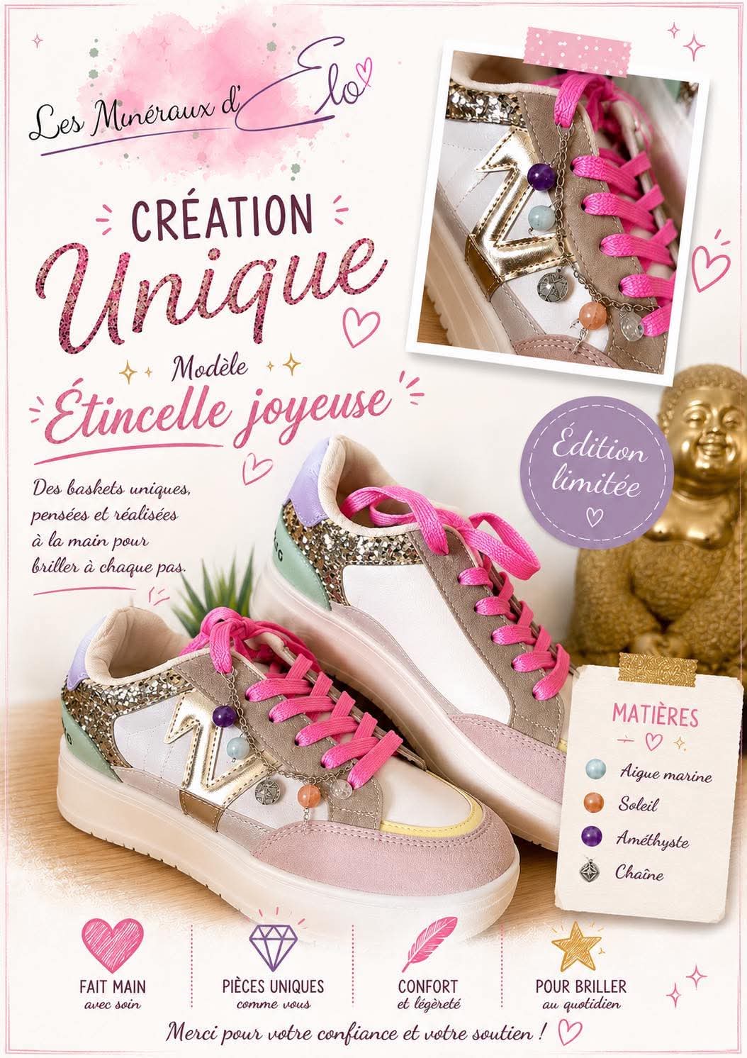LES BASKETS ÉNERGÉTIQUES  ÉTINCELLE JOYEUSE