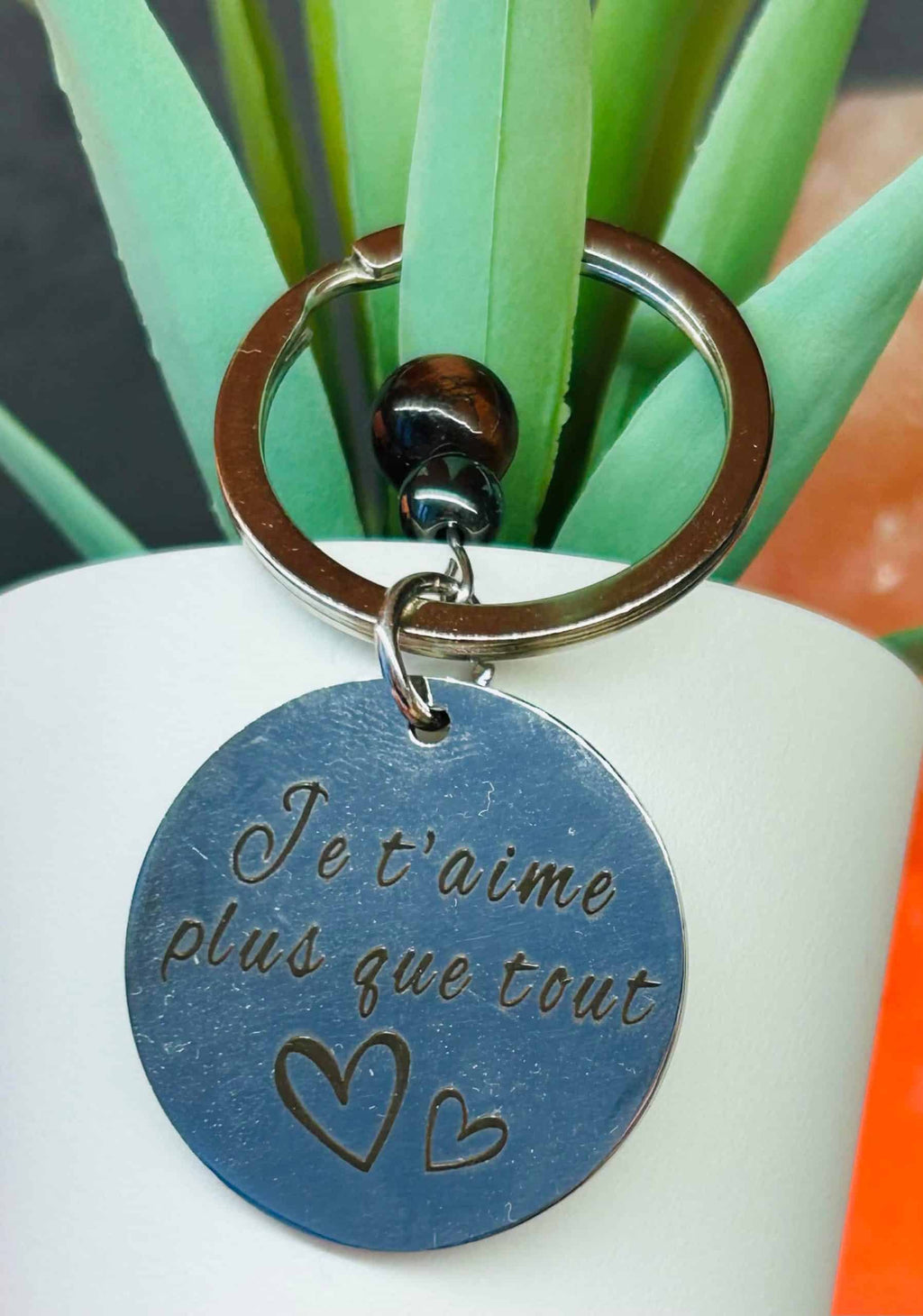 Porte-clés Je t’aime – Force, protection et amour au masculin