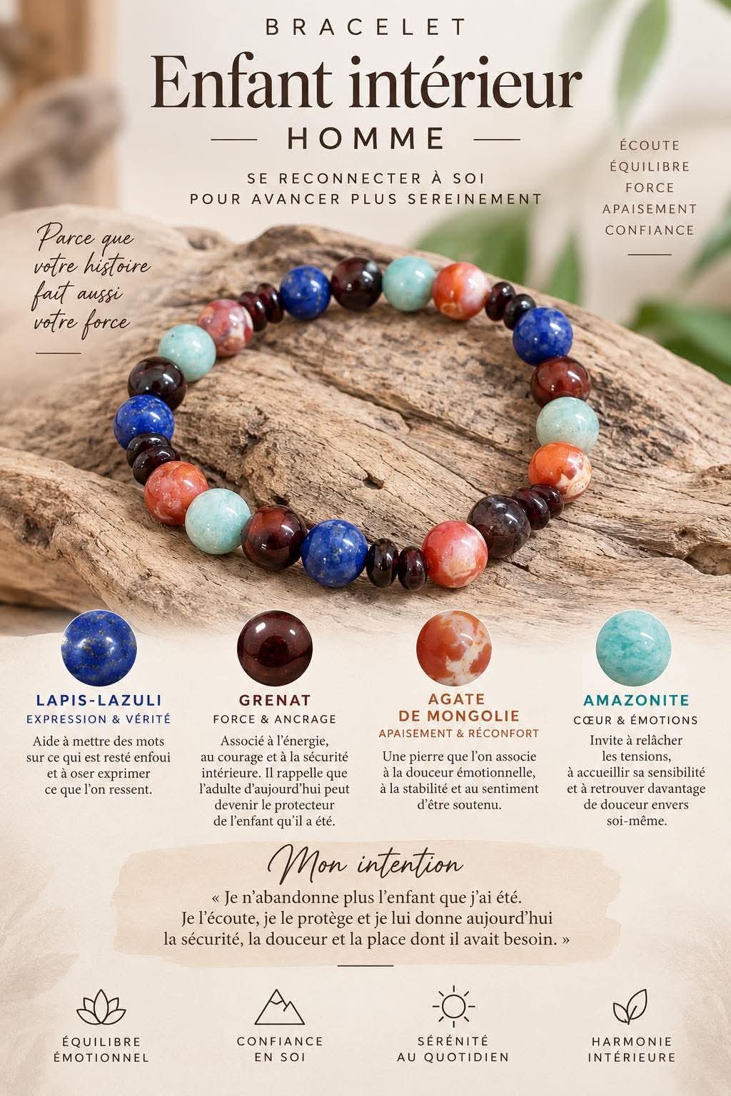 BRACELET ENFANT INTÉRIEUR HOMME
