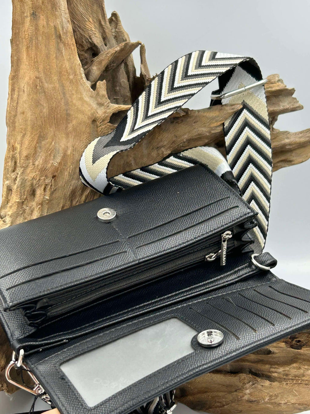Sac porte feuille noir
