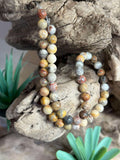 Brin de perles-Agate crazy lace naturelle 8mm