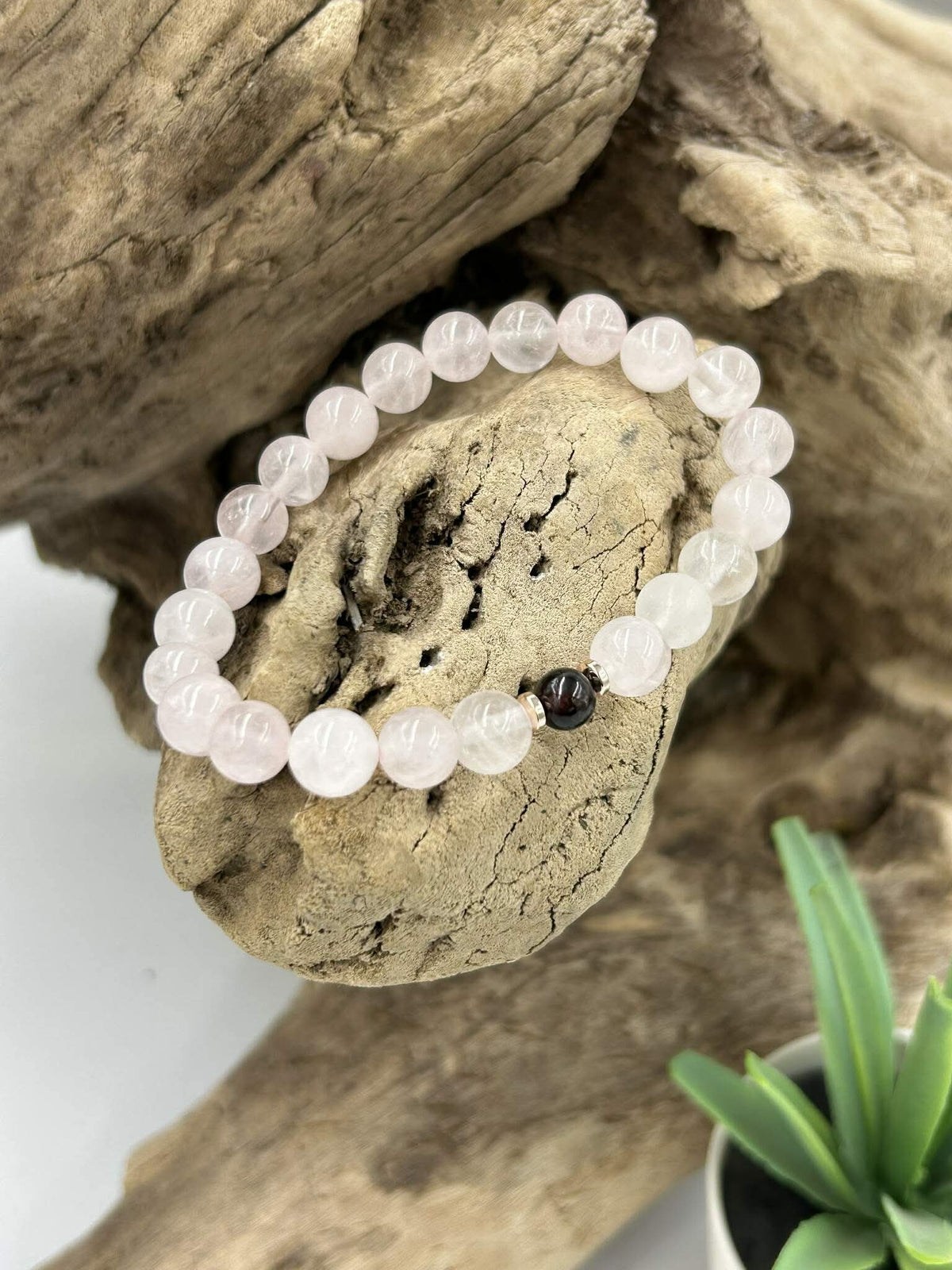 Bracelet quartz rose et désirs