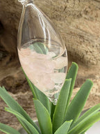 Bâtons en verre d’élixir en quartz rose