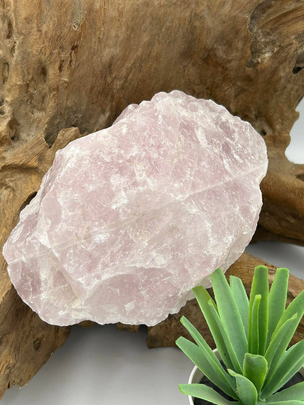 Quartz rose brut Bloc de taille moyenne