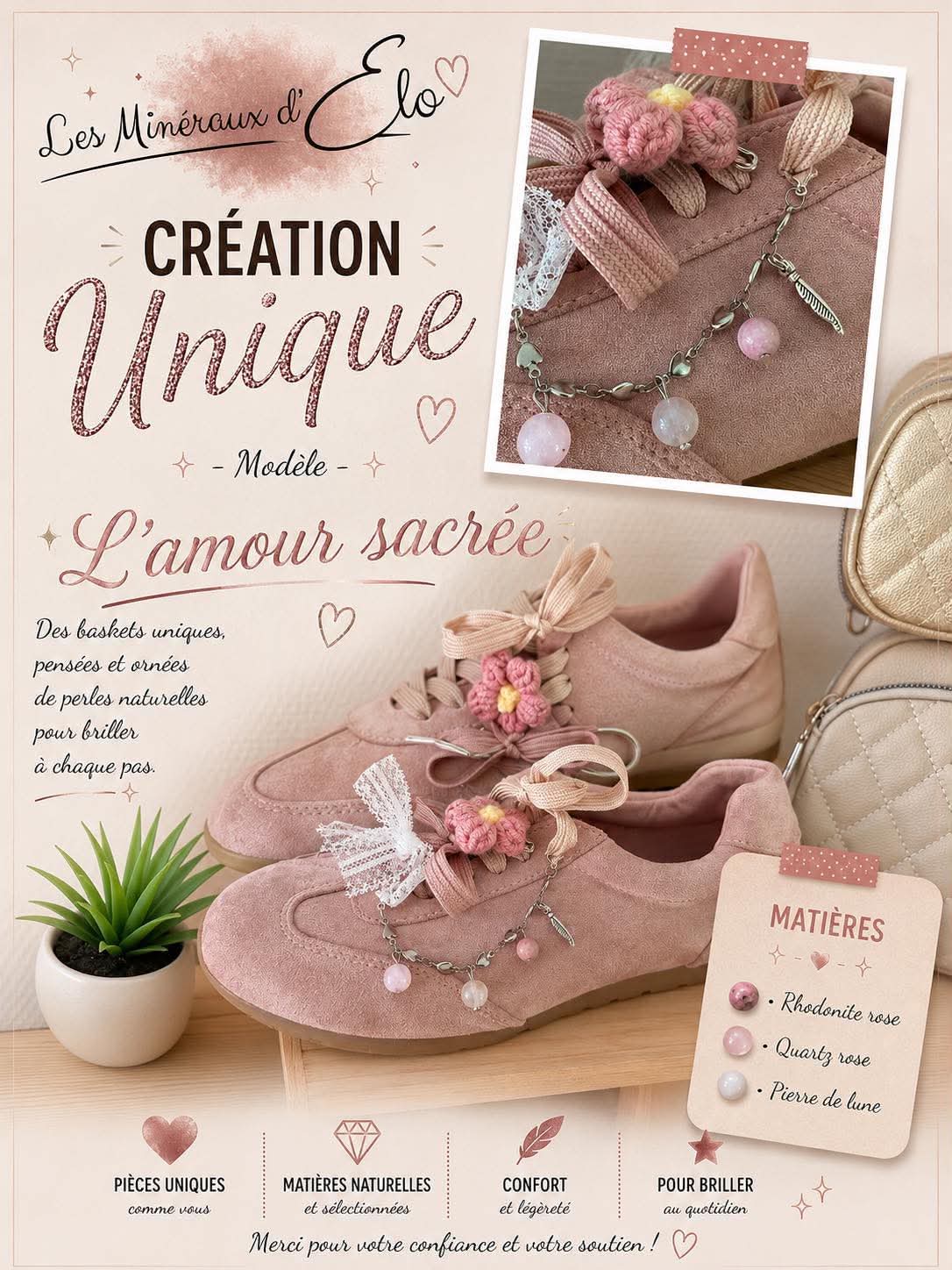 LES BASKETS ÉNERGÉTIQUES  L’AMOUR SACRÉ