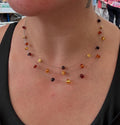 Collier petite perle ambre
