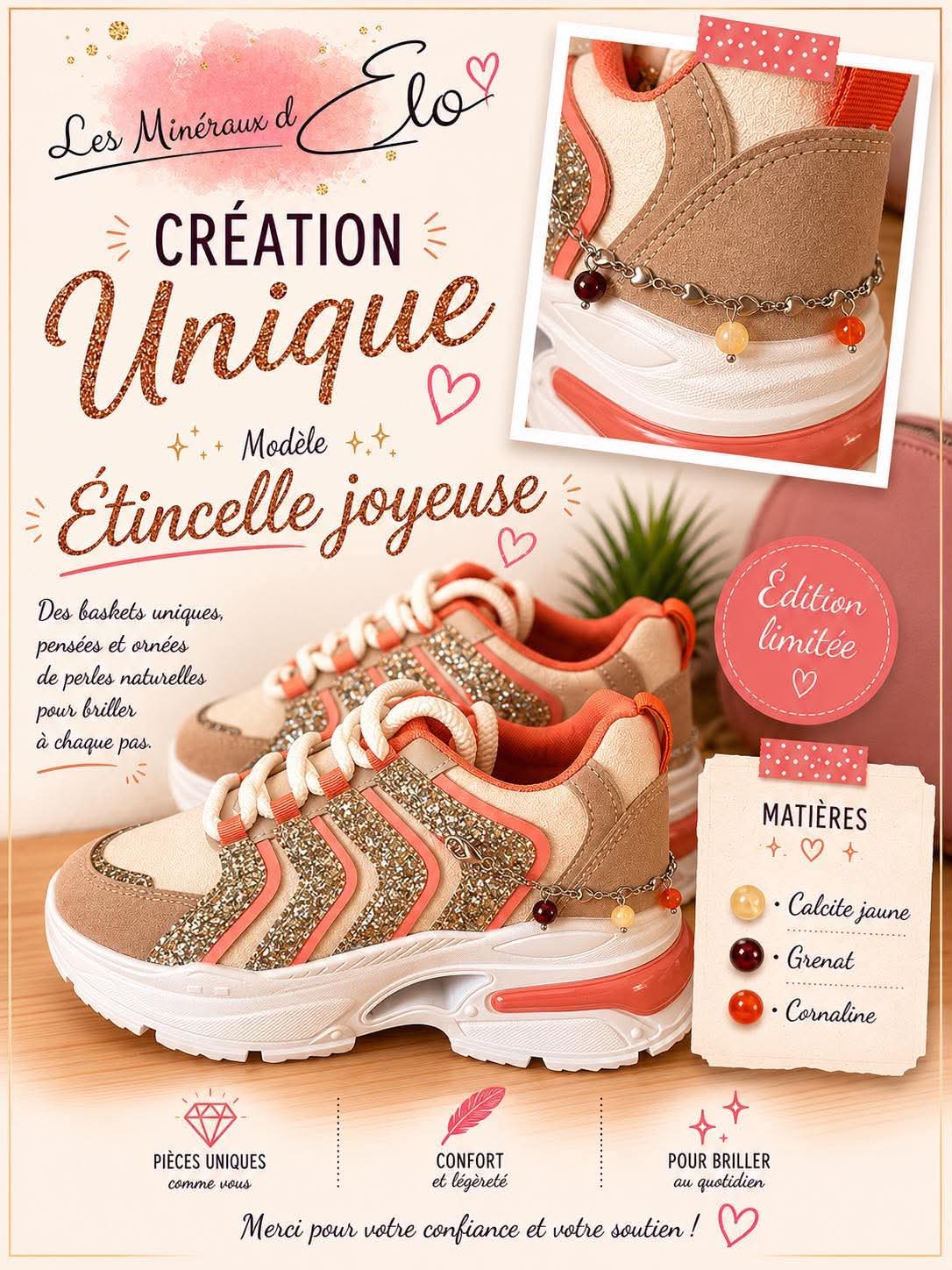 LES BASKETS ÉNERGÉTIQUES ÉTINCELLE JOYEUSE