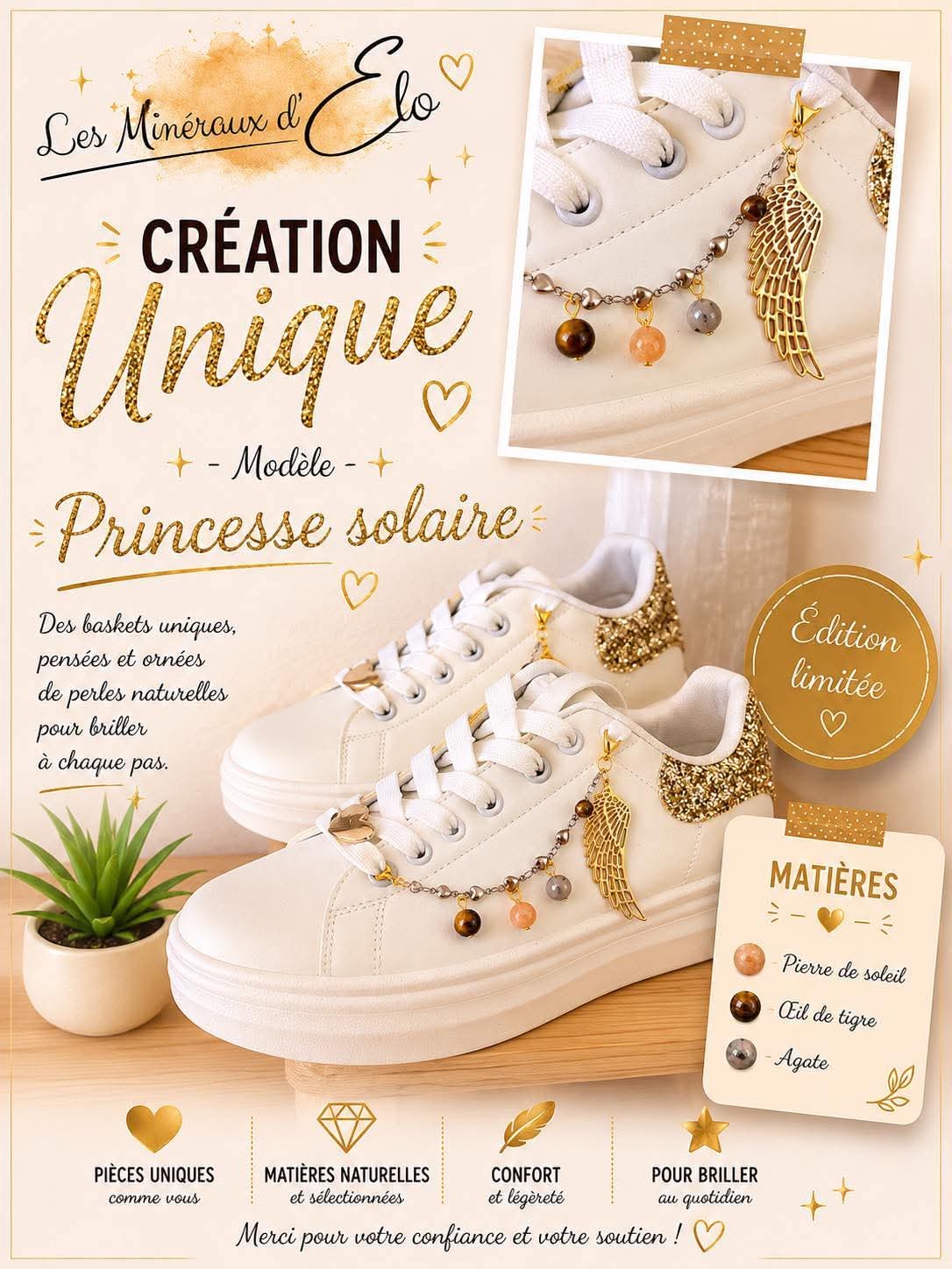 LES BASKETS ÉNERGÉTIQUES-Princesse solaire