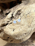 Boucle d’oreille Calcédoine 6mm