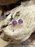 Boucles d’oreilles Améthyste 8 mm – Sérénité, intuition et élégance