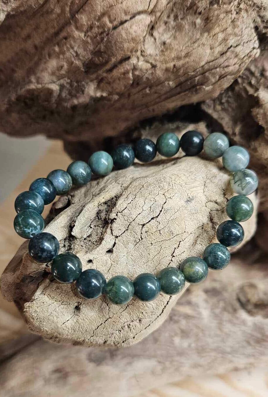 Bracelet Agate mousse