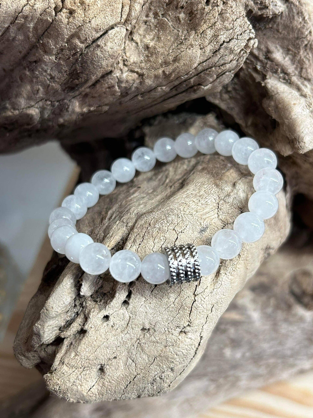 Bracelet élégance Jade blanc