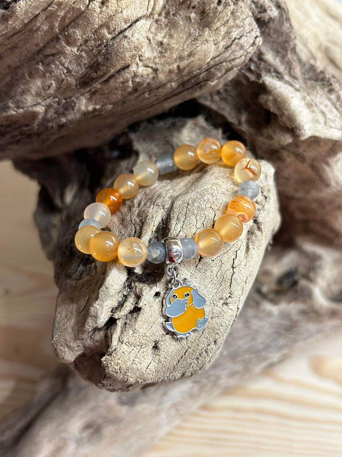 Bracelet dessin animé orange
