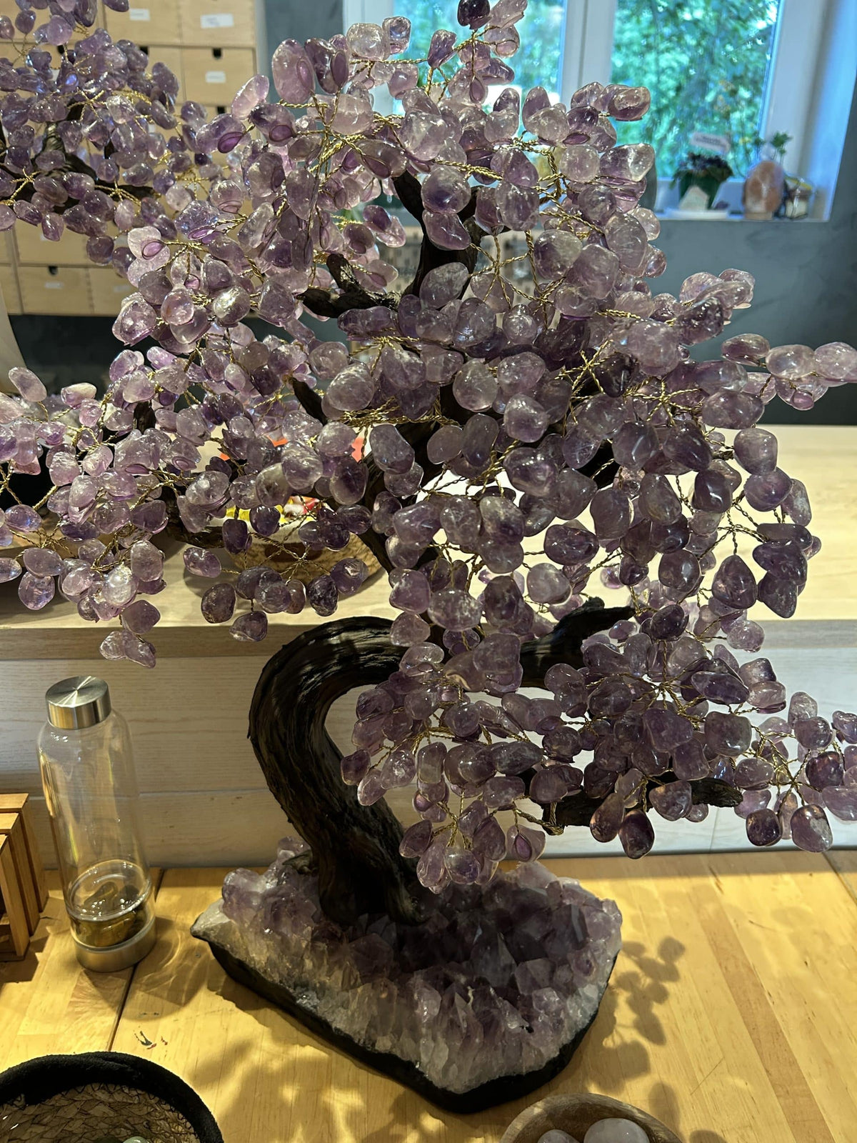 Arbre en améthyste du Brésil pièce de collection