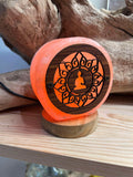 Lampe Veilleuse en sel bouddha
