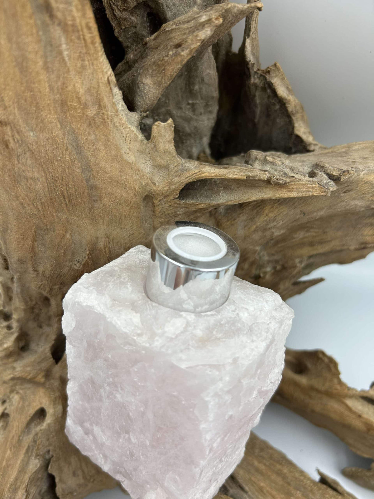 Diffuseur parfum bâtonnets quartz rose