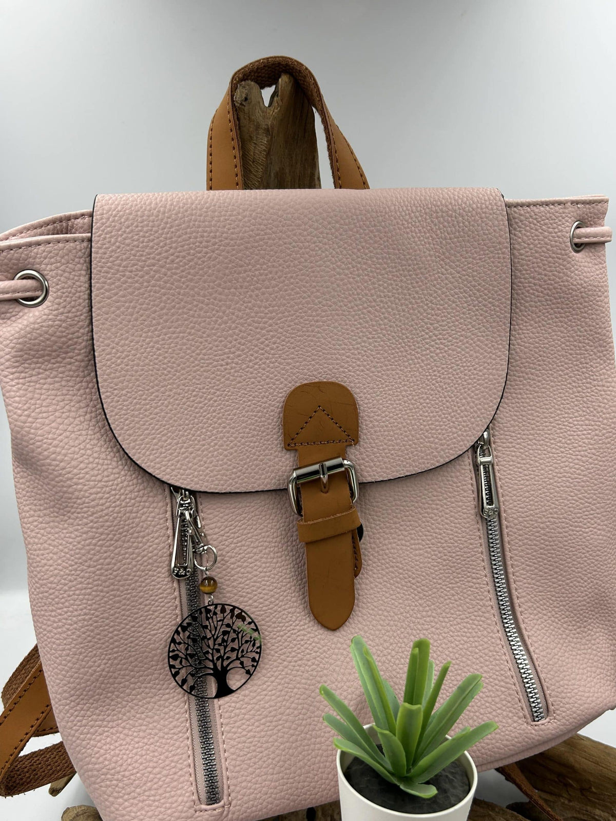 Sac à dos flora&amp;co rose pale