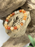 Bracelet cornaline et strass