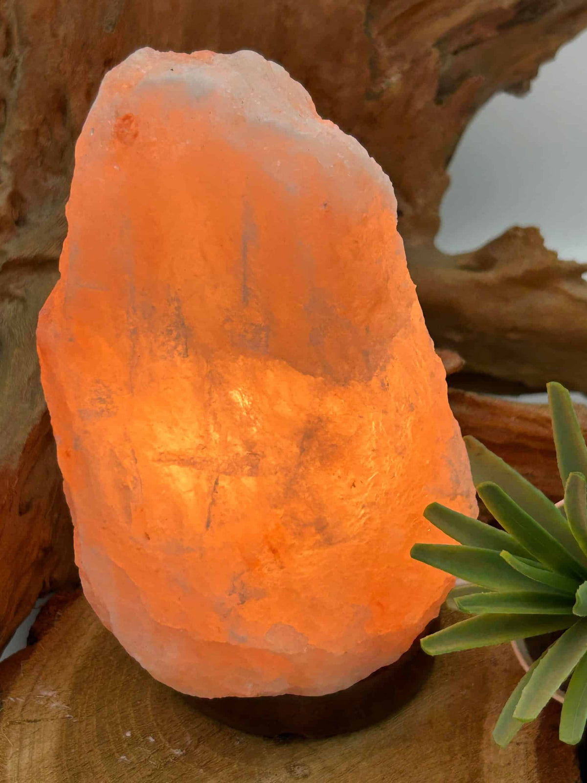 Lampe de sel brut