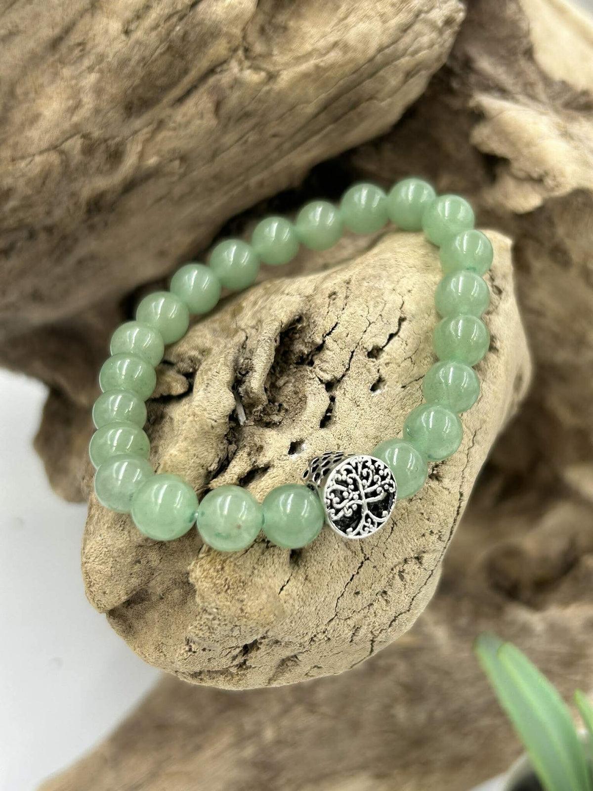 Bracelet aventurine verte arbre