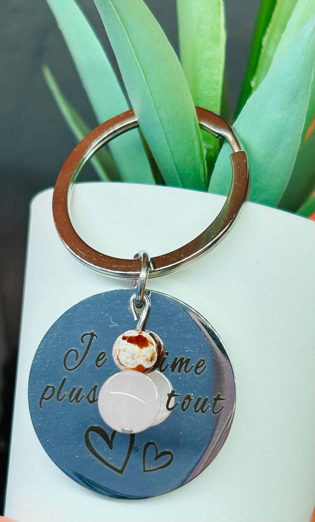 Porte-clés Je t’aime – Amour, tendresse et sérénité au féminin