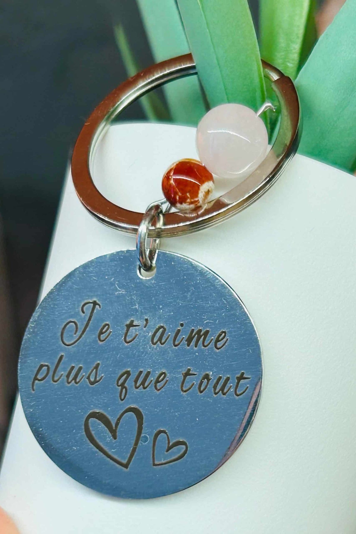 Porte-clés Je t’aime – Amour, tendresse et sérénité au féminin