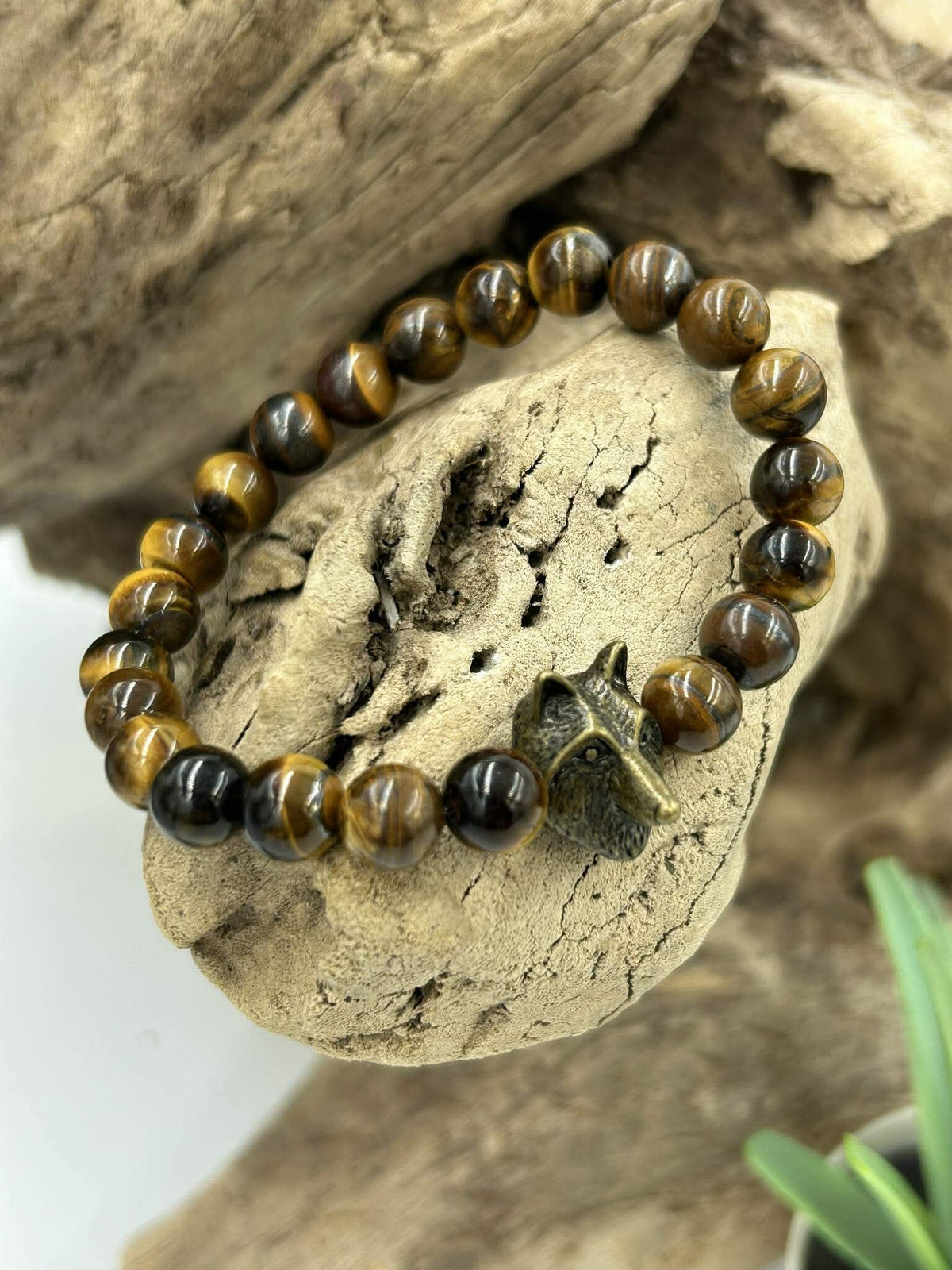 Bracelet œil de tigre loup