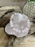 Bracelet quartz rose mat