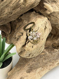Porte-clés arbre de vie Quartz rose