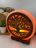 Lampe de sel ,arbre de vie