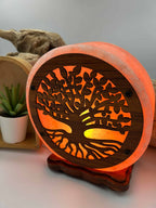 Lampe de sel ,arbre de vie
